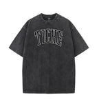 Varsity Tee - Washed Black