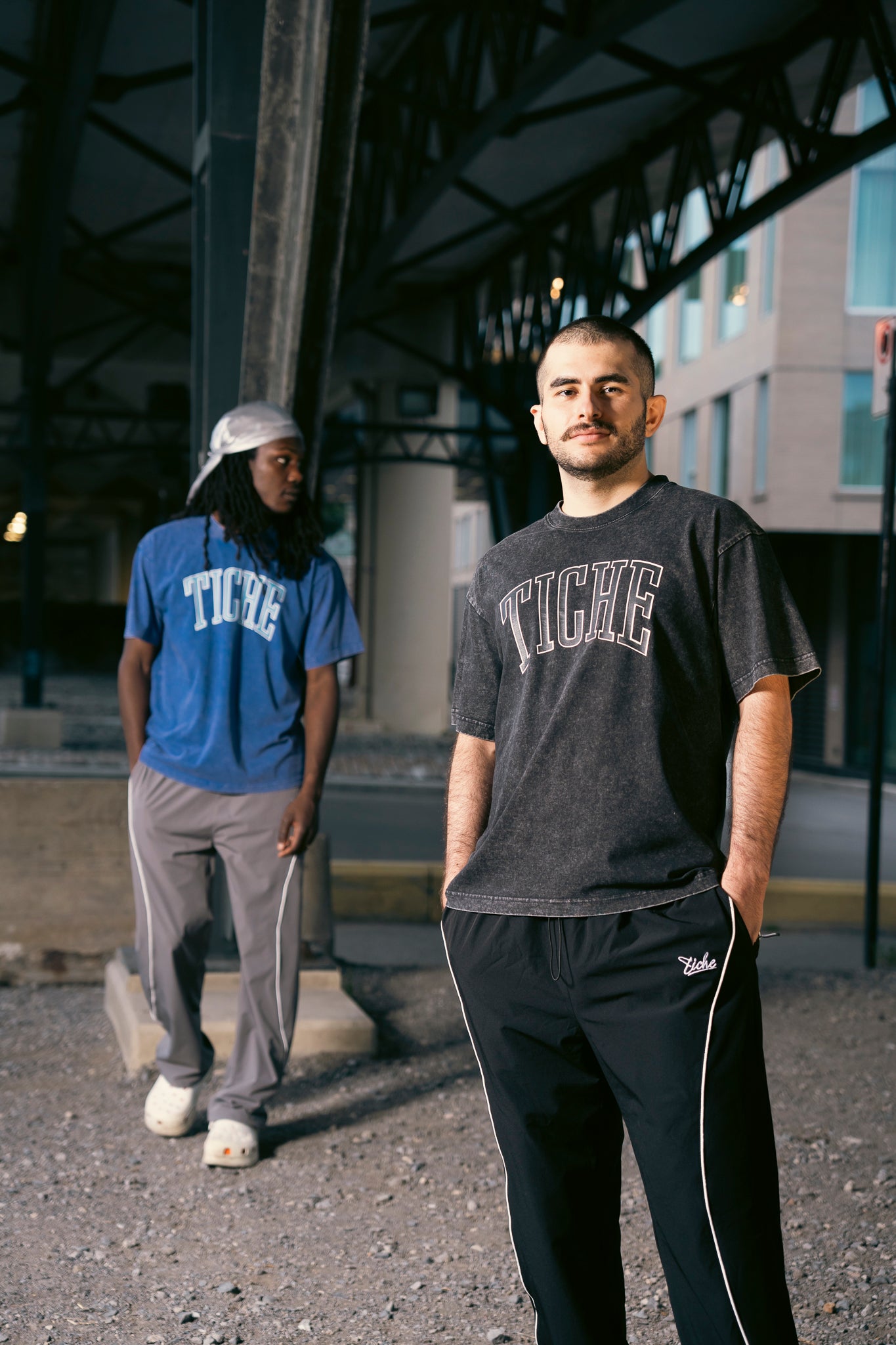 Overnight Nylon Trackpants - Cool Grey