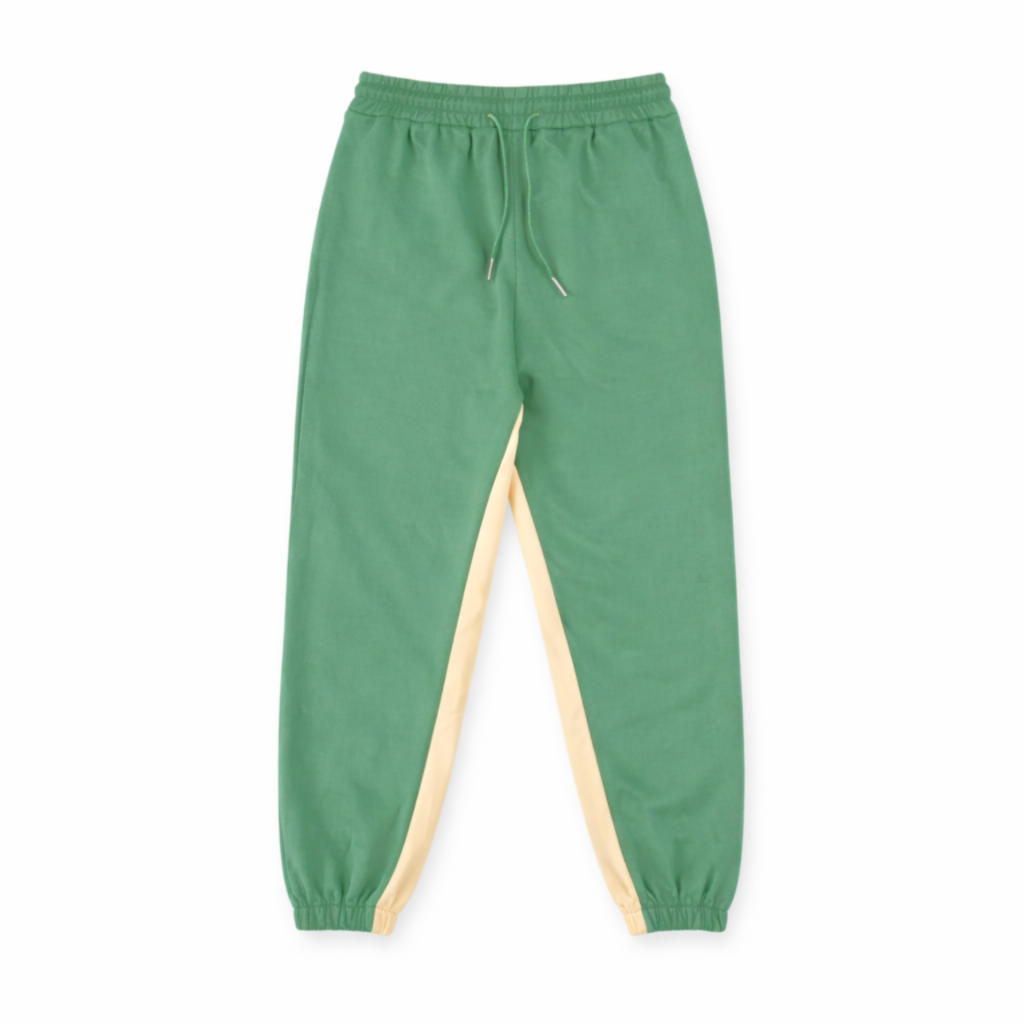 Two Tone Sweatpants - Deep Mint