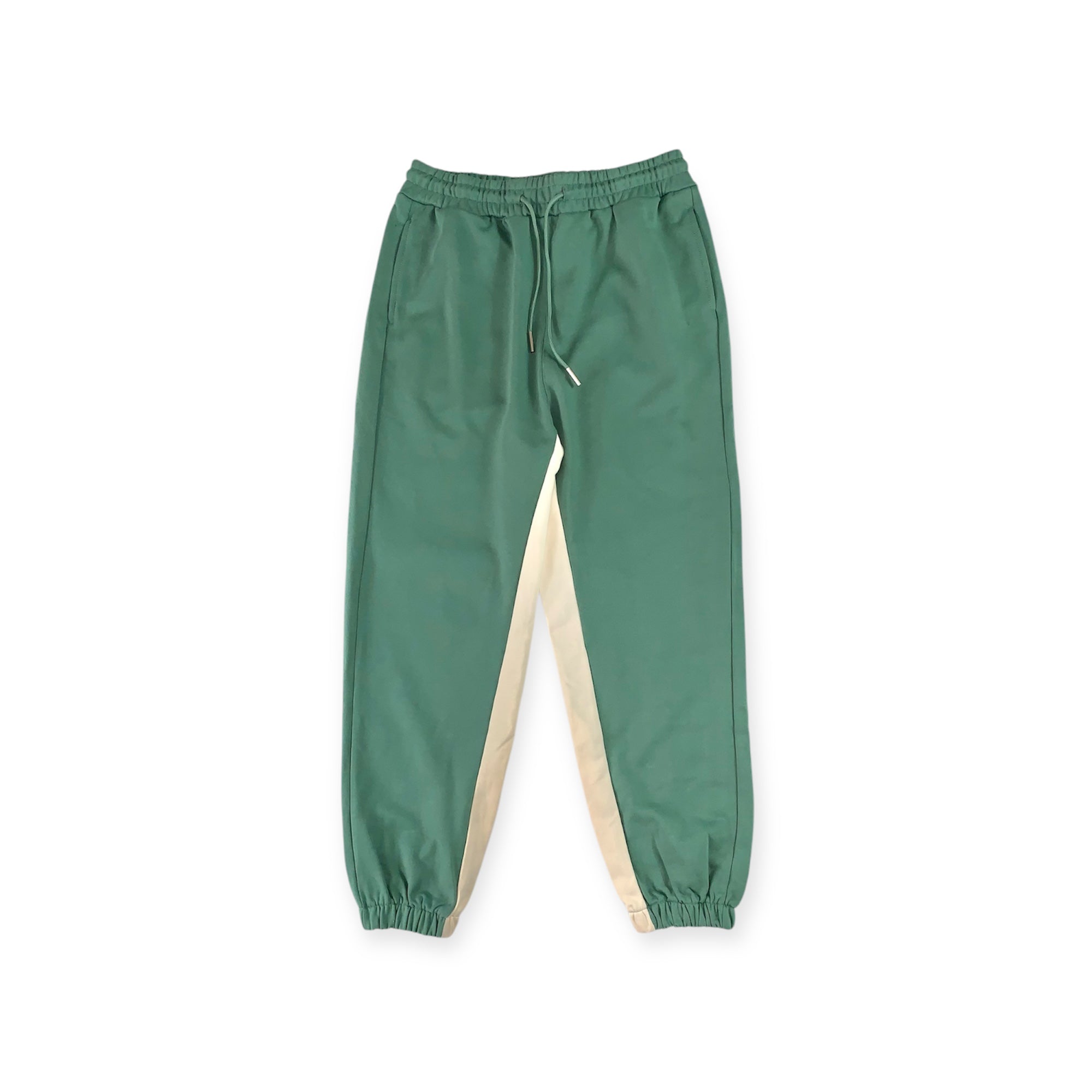 Two Tone Sweatpants - Deep Mint